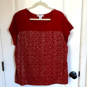 Liz Claiborne sparkle shirt
